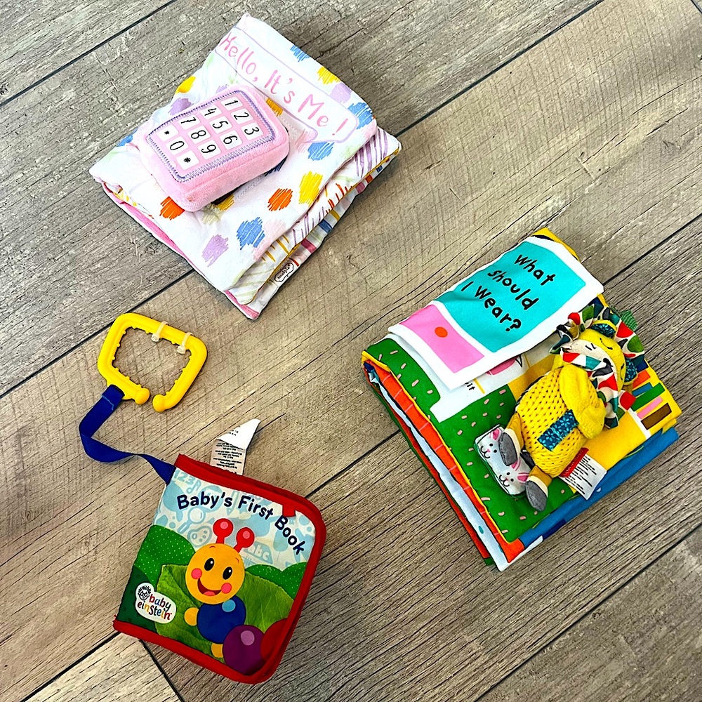 Plush Books Bundle of 3
